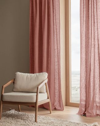 Ellos - Multibandslängd Malva 2-pack i 100% lin - Rosa - 300