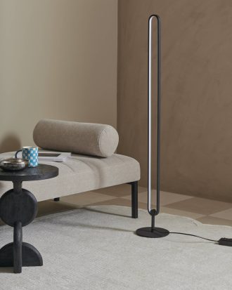 Ellos - Golvlampa Loop LED - Svart