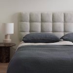 Ellos - Sänggavel Zuz Velvet - Beige - 140