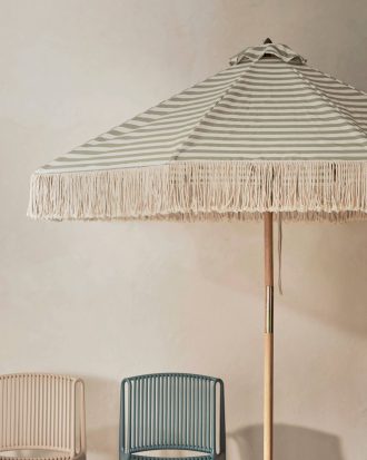 Ellos - Parasoll Cannes Ø 210 cm - Grön