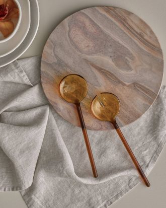 Ellos - Fat / skärbräda Sandy Ø 30 cm - Beige