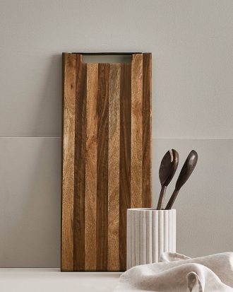 Ellos - Skärbräda Karen Stripe - Brun