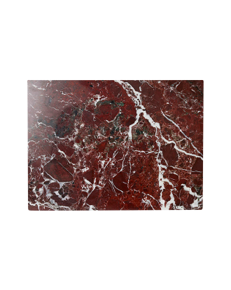 HKliving - Polerad skärbräda av marmor - Röd
