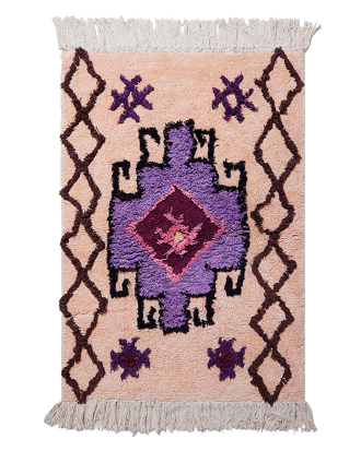 HKliving - Bohemisk badrumsmatta 60x90 cm - Beige - 60X90