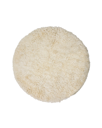 HKliving - Fluffig rund matta