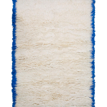 HKliving - Fluffig matta, Blue Corner 170x280 cm - Blå - 170X280