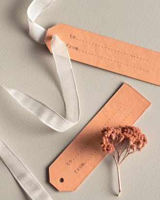 Ellos - Presentetiketter 10-pack - Orange