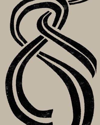 Malerifabrikken - Poster Two cords - Grön - 70X100