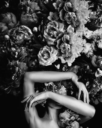 Malerifabrikken - Poster Art Floral 1 - Svart - 50X70