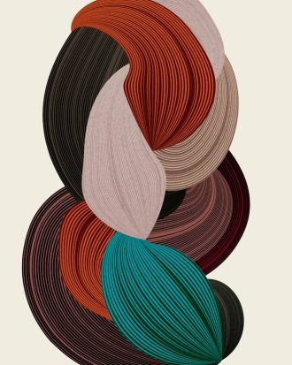 Malerifabrikken - Poster Fibers 3 - Multi - 70X100