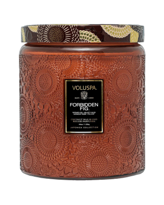 Voluspa - Forbidden Fig Luxe Jar Candle 140 tim 1250 g