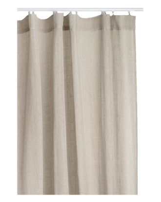 Himla - Gardin med veckband Sirocco - Natur - 270X250