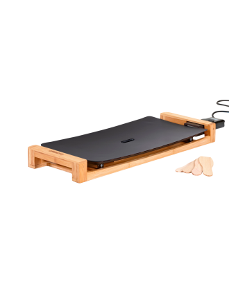 Princess - Bordsgrill Table Chef Pure Black Bamboo 50 x 25 cm