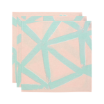 Marimekko - Servett Ukkospilvi 3-pack - Grön - 40X40