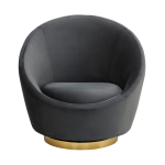 Jonathan Adler - Snurrfåtölj Ether - Grå