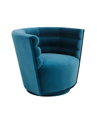 Jonathan Adler - Snurrfåtölj Maxime Club - Blå