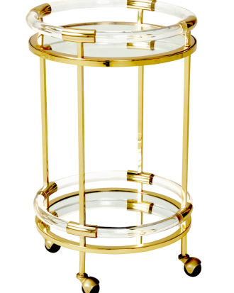 Jonathan Adler - Barvagn Jacques - Mässing