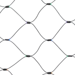 Markslöjd - Slinga Nät Chrissline 1,7x2m 100L Multi Extra - Svart