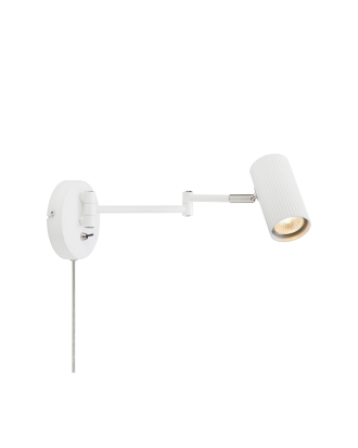 Markslöjd - Vägglampa Costilla Flex Arm 1L - Vit
