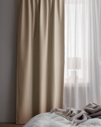 Ellos - Mörkläggningsgardin Cara 1 st - Beige - 300