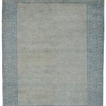 Bargi - Ullmatta Bhutan Design Blue 145x196 - Blå - 155X200