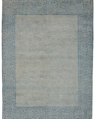 Bargi - Ullmatta Bhutan Design Blue 145x196 - Blå - 155X200