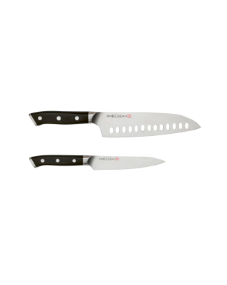 Markus Aujalay - Knivset Classic 2 delar - Silver