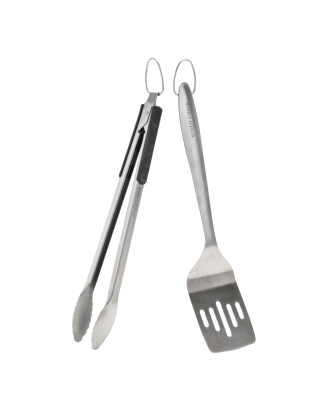 Markus Aujalay - Grillredskap BBQ Set Steel 2 delar - Silver