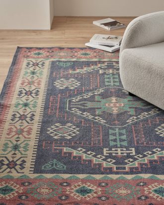 Ellos - Bomullsmatta Hubli - Blå - 80X250