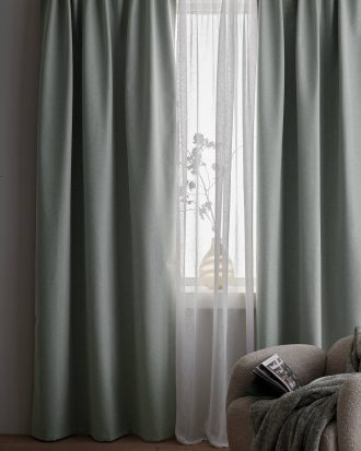 Ellos - Mörkläggningsgardin Elisa 1 st - Grön - 300