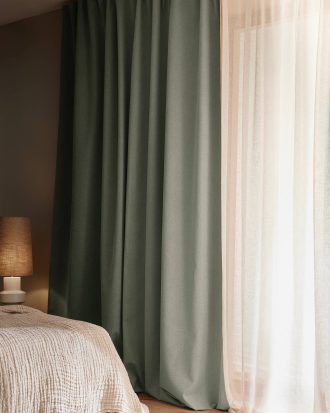 Ellos - Mörkläggningsgardin Elisa Wide 1 st - Grön - 300