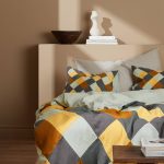 Ellos - Påslakanset Candice Patch i tvättat lin, 2 delar - Grön - 150X210