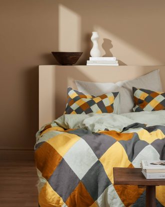 Ellos - Påslakanset Candice Patch i tvättat lin