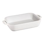 Staub - Ugnsform / Gratängform Rektangulär 20x16 cm 1,15 l - Vit