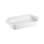 Staub - Ugnsform / Gratängform Rektangulär 34x24 cm 4,25 l - Vit