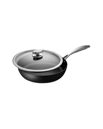 Scanpan - Traktörpanna Pro IQ med lock 28 cm - Svart