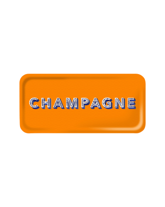 Jamida - Bricka 32x15 cm - Orange