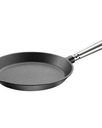 Skeppshult - Stekpanna 24 cm med stålhandtag - Svart