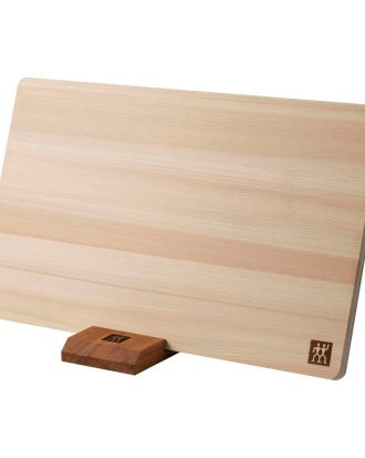 ZWILLING - Hinokiskärbräda med bambustativ 39x24x1