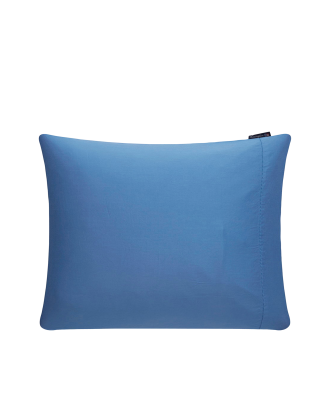 Lexington - Örngott Washed Cotton Sateen Detail Pillowcase - Blå - 65X65