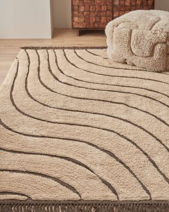 Ellos - Bomullsmatta Mijas - Brun - 200X300