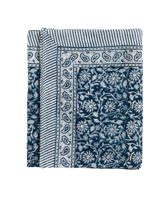 Chamois - Linneduk Margerita - Blå - 170X270