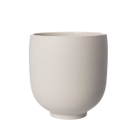 ERNST - Kruka i stengods Ø 20 cm, h 21 cm - Vit