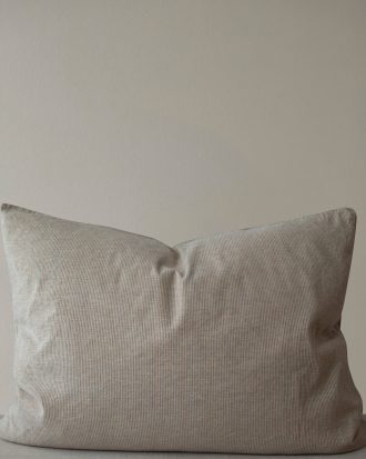 Mimou - Kuddfodral Stripe No.1 70x90 cm hampa/bomull - Natur - 70X90
