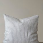 Mimou - Kuddfodral Stripe 65x65 cm No.2 100% hampa - Vit - 65X65