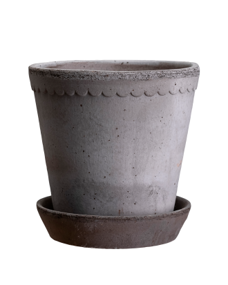 Bergs Potter - Kruka med fat Helena RAW