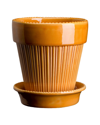 Bergs Potter - Kruka med fat Simona GLAZED