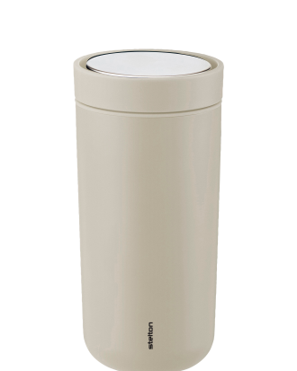 Stelton - Vakuumisolerad mugg To Go Click 400 ml - Beige