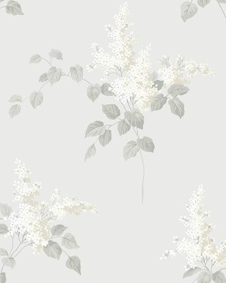Boråstapeter - Tapet Lilacs - Grå