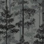 Boråstapeter - Tapet Pine - Grön